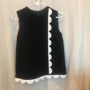 Victoria Beckham for Target Scallop Trim Top